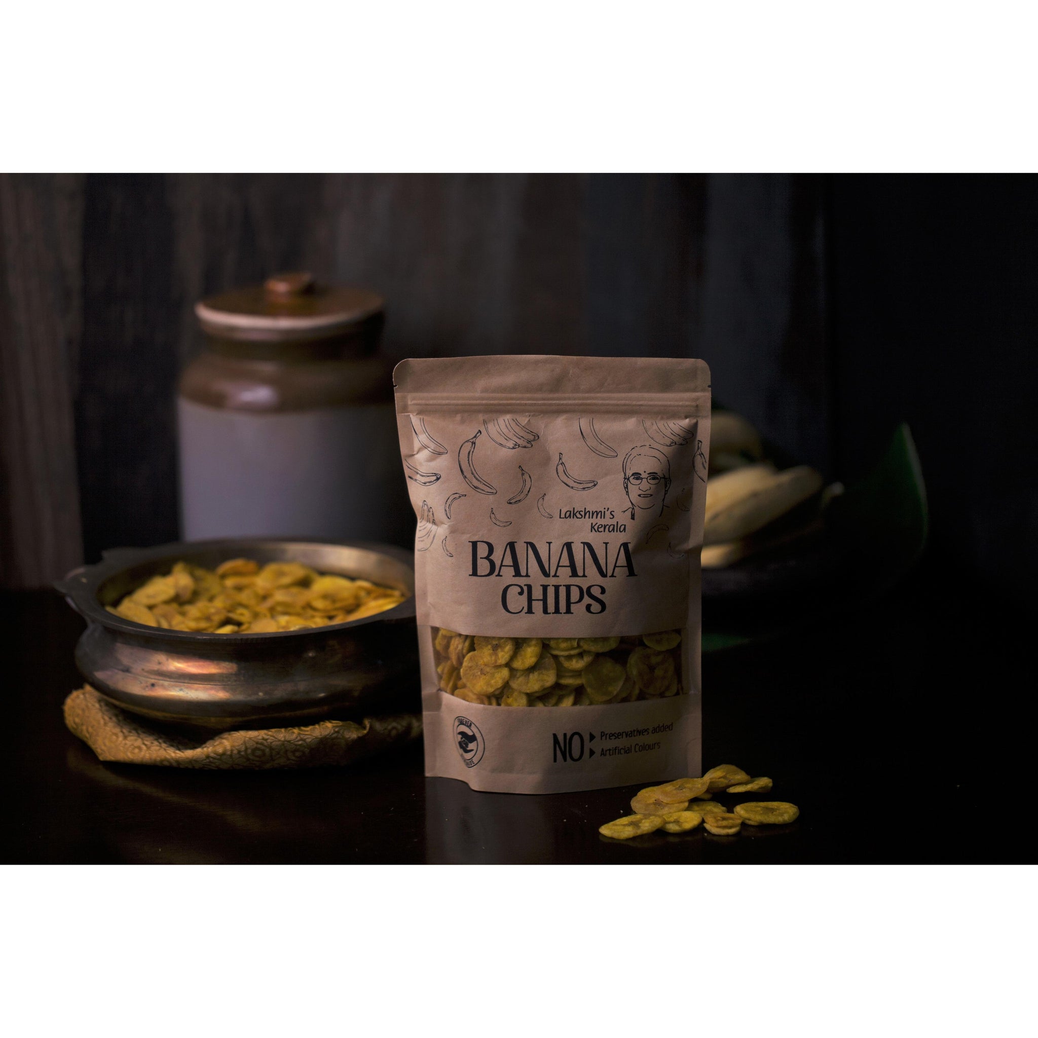 Kerala Banana Chips (Round) 200 gms - The Aud_Eating Store