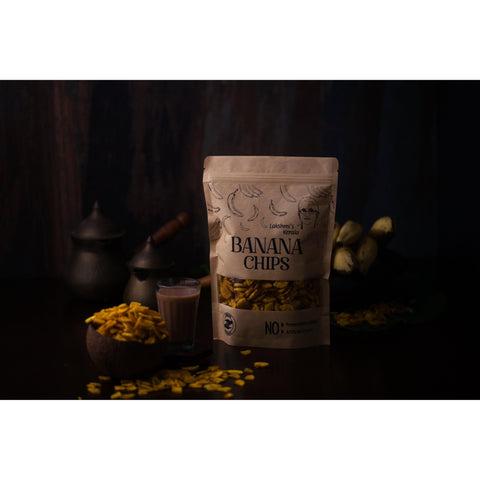 Kerala Banana Chips (4 cuts) 300 gms - The Aud_Eating Store